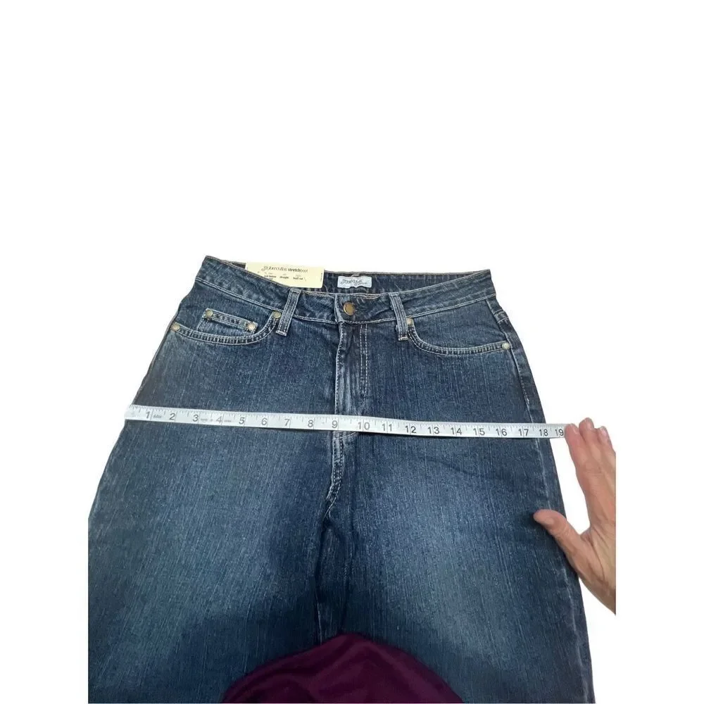 St John’s Bay *Stretch * Bootcut * Straight Jeans Sz 8 Long NWT